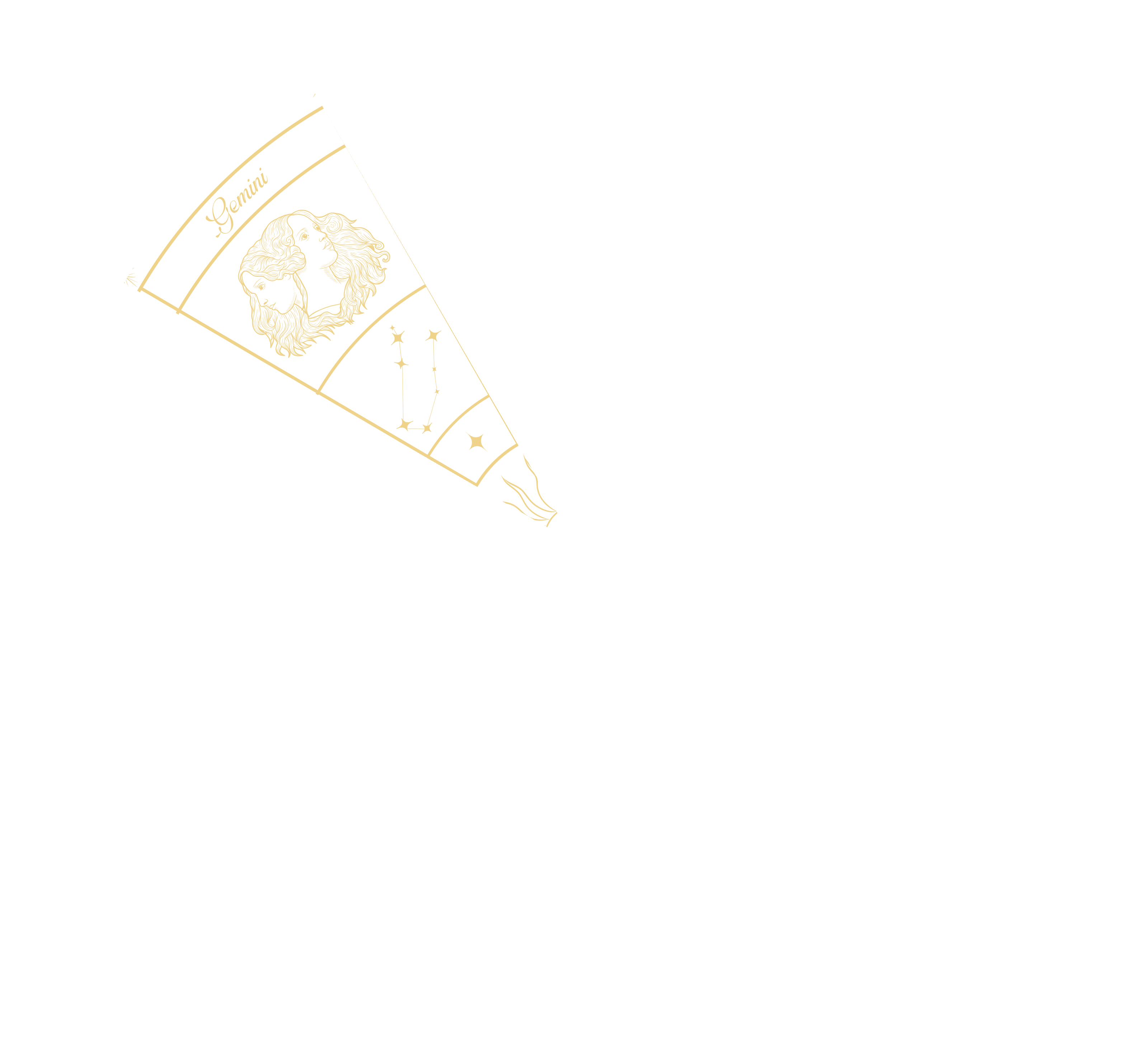 Gemini highlighted on the zodiac wheel