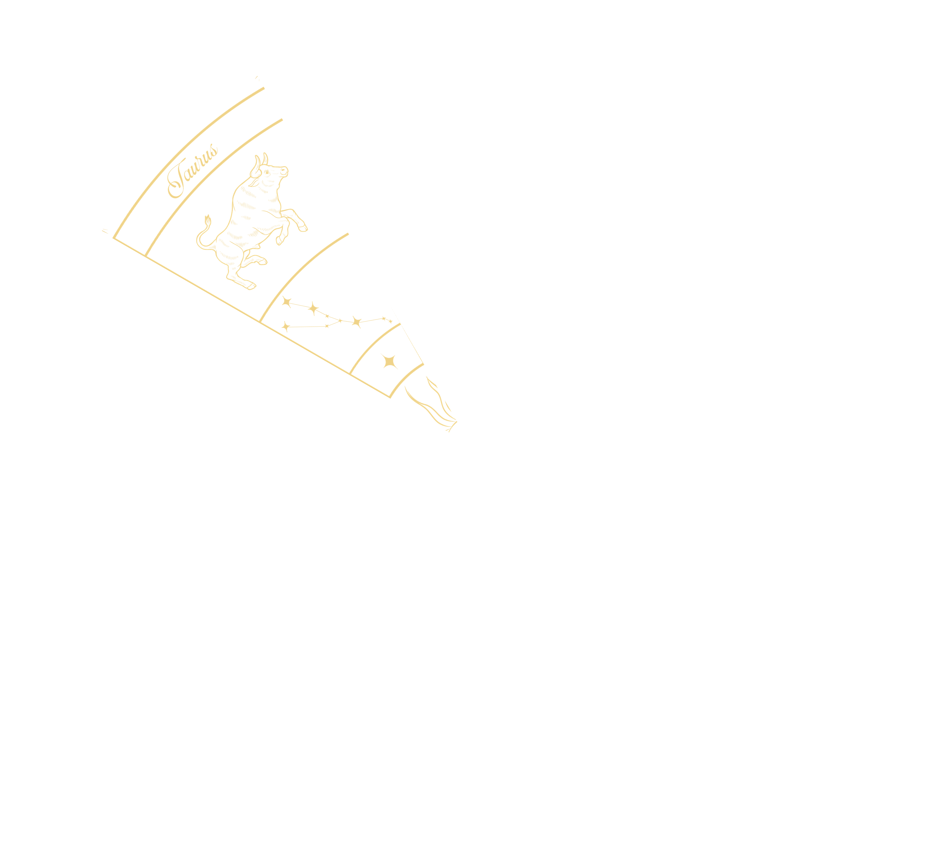 Taurus highlighted on the zodiac wheel